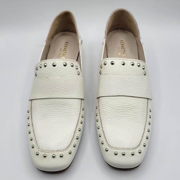 Kenneth Cole Bowan 2 Leather Slip-On Loafer White 7.5 - Picture 5 of 12
